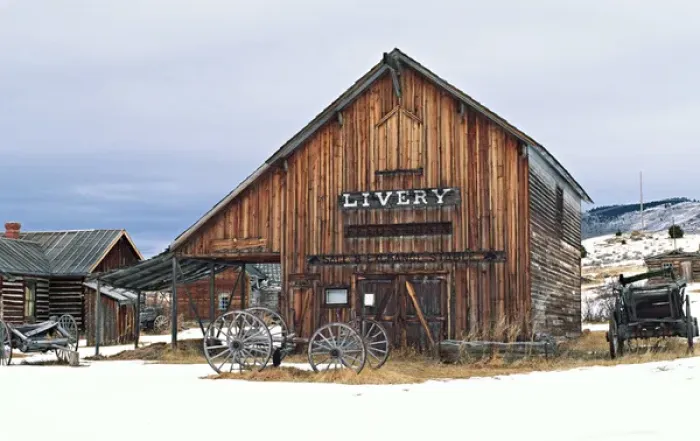 Framed Print : North America, USA, Montana. Nevada City, a ghost town