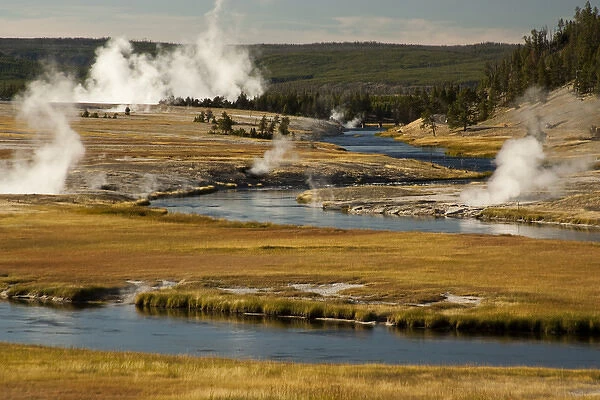 North America, USA, Montana, Yellowstone NP, Landscape