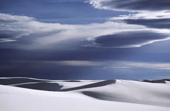 Framed Print : North America, USA, New Mexico. Storm clouds over White Sands National Monument Framed Print : North America, USA, New Mexico. Storm clouds over White Sands National Monument
