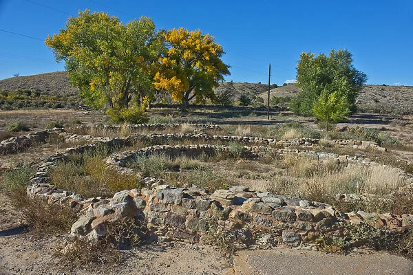 North America, USA, New Mexico, Aztec, Aztec Ruins National Monument, West Ruin with over 500 rooms