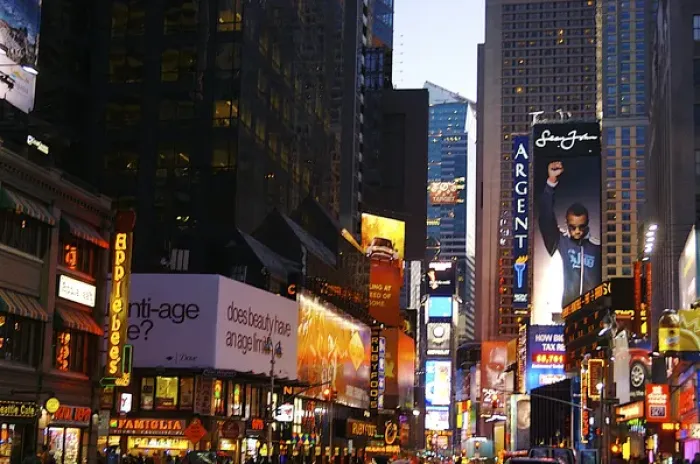 Framed Print : North America, USA, New York, New York City, Manhattan. The lights of Times Squarem Framed Print : North America, USA, New York, New York City, Manhattan. The lights of Times Squarem