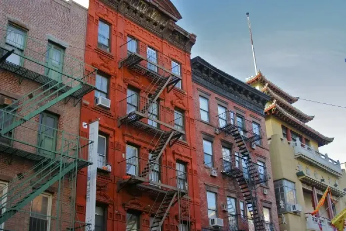 Framed Print : North America, USA, New York, New York City, Manhattan. Buildings in Manhattans Chinatown Framed Print : North America, USA, New York, New York City, Manhattan. Buildings in Manhattans Chinatown