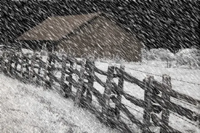 Framed Print : North America, USA, North Carolina, Blue Ridge Parkway, infrared digitally altered image of barn Framed Print : North America, USA, North Carolina, Blue Ridge Parkway, infrared digitally altered image of barn