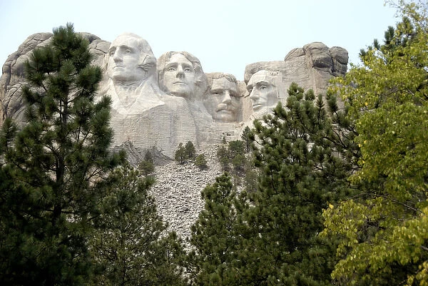 North America, USA, South Dakota, Mount Rushmore National Memorial. IMAGE RESTRICTED