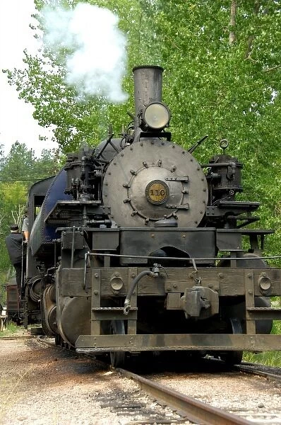 North America, USA, South Dakota, Keystone. 1880 Train, Black Hills Central Railroad