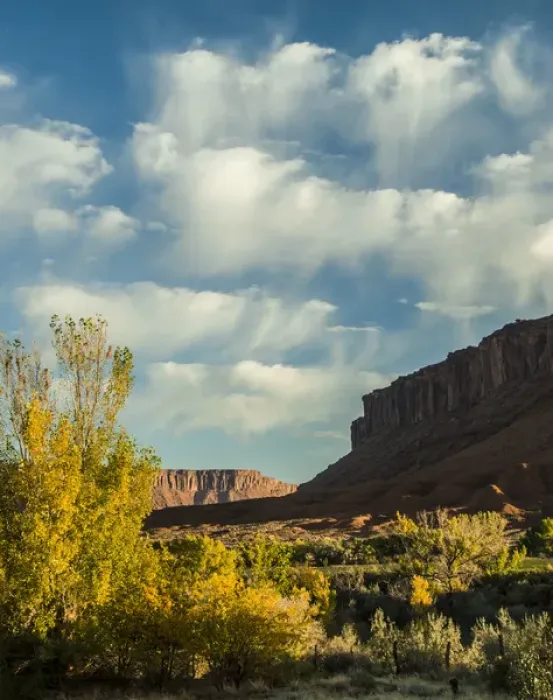 Framed Print : North America, USA, UT, Colorado Plateau. Clouds over Parriot Mesa in early autumn Framed Print : North America, USA, UT, Colorado Plateau. Clouds over Parriot Mesa in early autumn