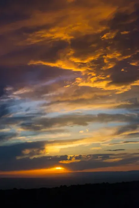 Framed Print : North America, USA, Utah, Colorado Plateau. Sunset ifrom an overlook n the Manti-LaSal Forest