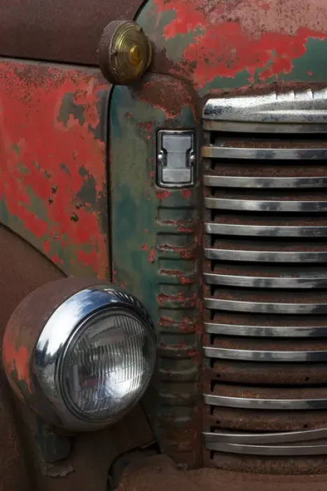 Framed Print : North America, USA, Vermont. Rusting abandoned vintage International Truck, detail Framed Print : North America, USA, Vermont. Rusting abandoned vintage International Truck, detail