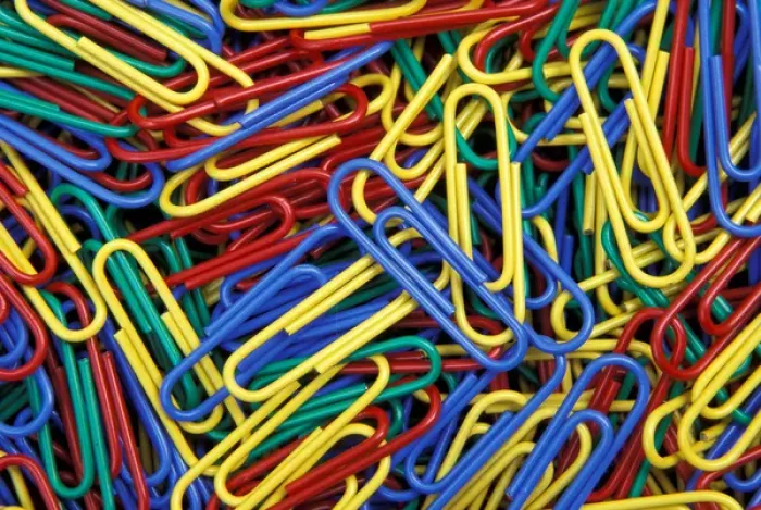 Framed Print : North America, USA, WA, Redmond paperclips Framed Print : North America, USA, WA, Redmond paperclips