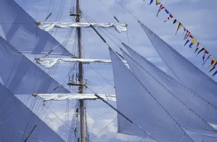 Framed Print : North America, USA, Washington State, Tacoma. Mast, sails and rigging, Tall Ship Festival Framed Print : North America, USA, Washington State, Tacoma. Mast, sails and rigging, Tall Ship Festival