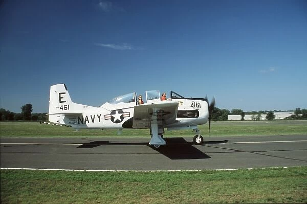 North American T-28 Trojan Naval trainer at the Fleming Field