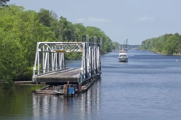North Carolina, Centerville. Centerville Bridge along the Atlantic Intracoastal Waterway
