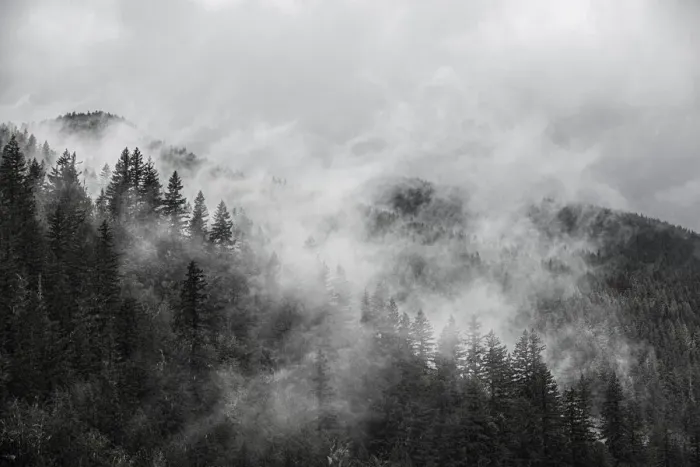 Framed Print : North Cascades Mountains, foggy mountain Framed Print : North Cascades Mountains, foggy mountain