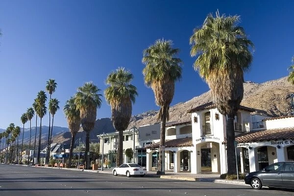 North Palm Canyon Drive in Palm Springs, California