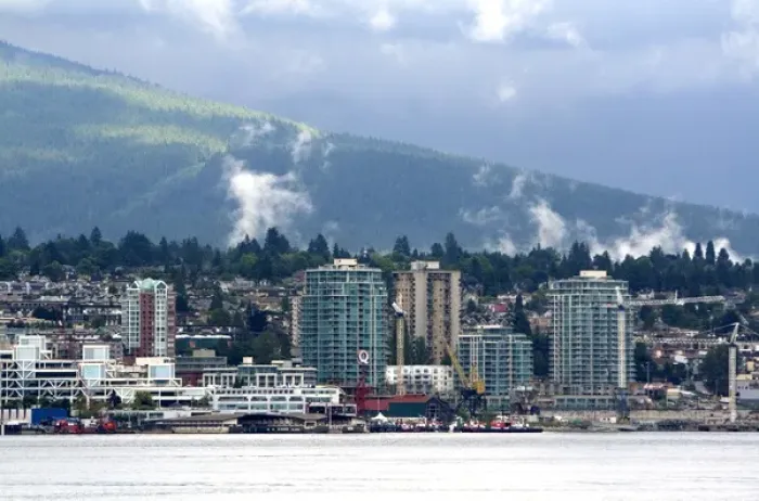 Framed Print : North Vancouver in British Columbia, Canada
