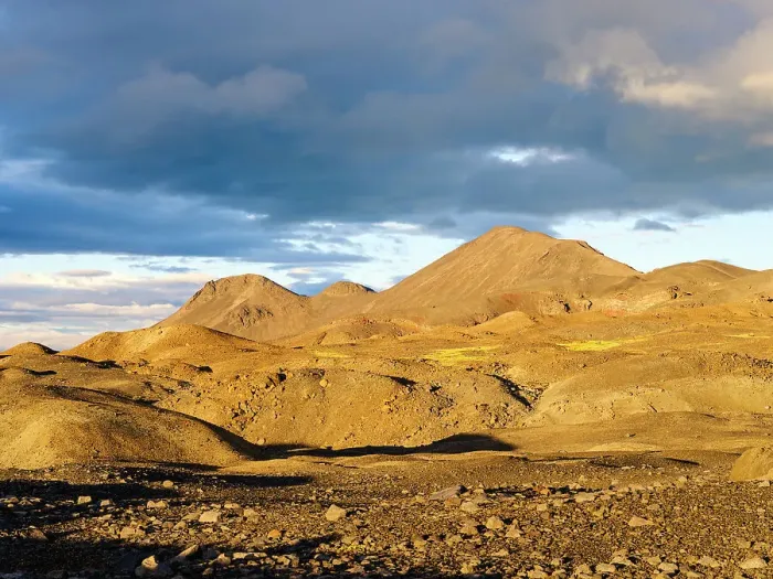 Framed Print : The northeastern interior highlands of Iceland in the Vatnajokull National Park, a UNESCO World Heritage Site