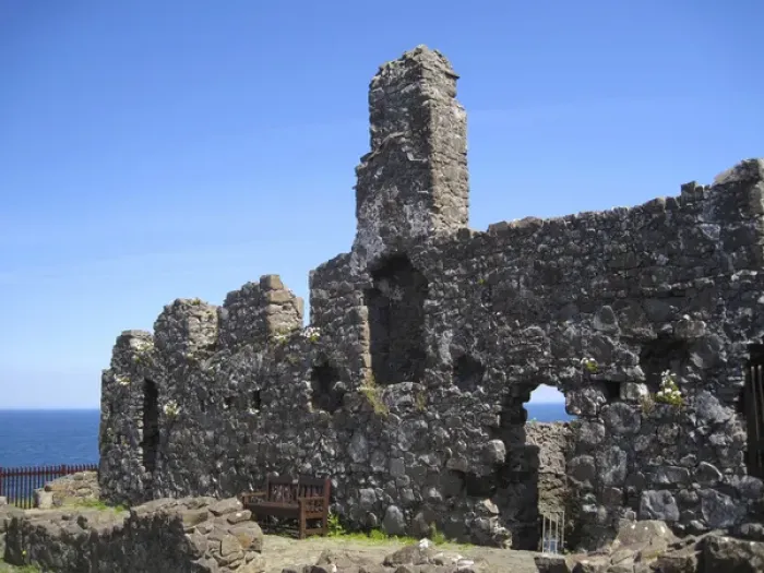 Framed Print : Northern Ireland, County Antrim, Dunluce Castle near Bushmills and Portrush, off Framed Print : Northern Ireland, County Antrim, Dunluce Castle near Bushmills and Portrush, off