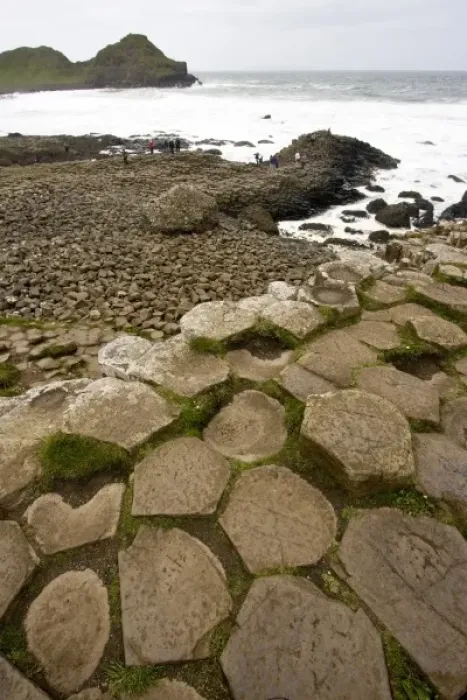 Framed Print : Northern Ireland, County Antrim, Giants Causeway, basaltic rock formations