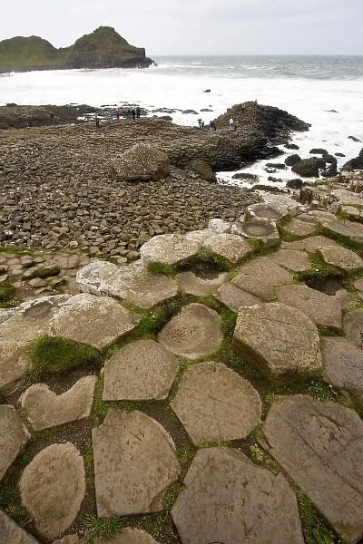 Northern Ireland, County Antrim, Giants Causeway, basaltic rock formations