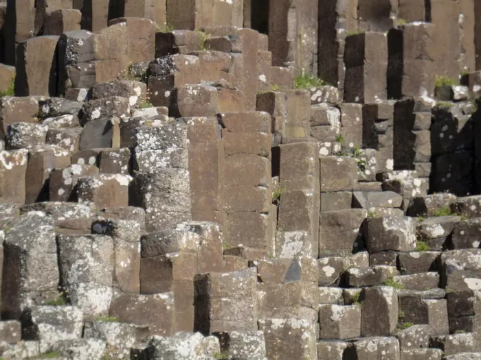 Framed Print : Northern Ireland, Giants Causeway, near Bushmills, geologic hexagonal basalt columns