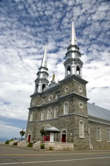 Framed Print : Nortre Dame de Bon Secures church at L lslet, Quebec, Canada