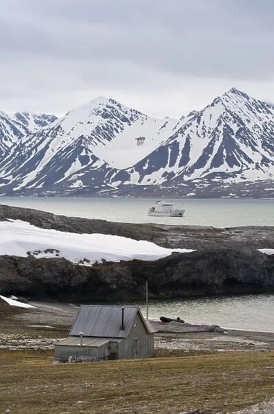 Norway. Blomstandhalvoya or Ny London historic site Svalbard Archipelago, Norway
