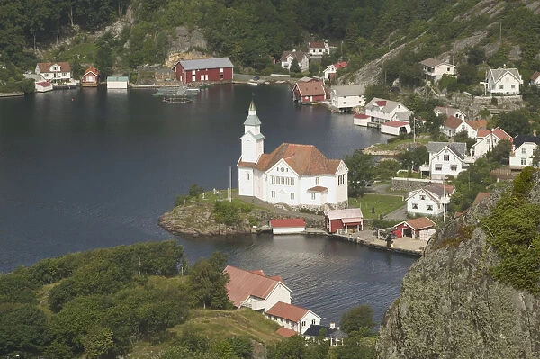 Norway, Hydra Island village