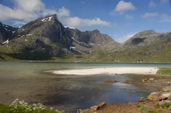 Framed Print : Norway, Nordland, Lofoten Archipelago, Gravdal area. Remote picturesque fjord Framed Print : Norway, Nordland, Lofoten Archipelago, Gravdal area. Remote picturesque fjord