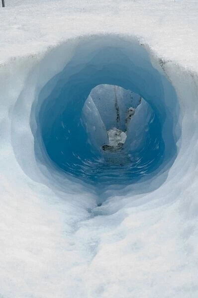 Norway, Sogn og Fjordane. Ice tunnel on Briksdalsbreen