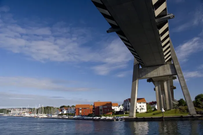 Framed Print : Norway, Stavanger. Bridge from Stavanger to outter island Framed Print : Norway, Stavanger. Bridge from Stavanger to outter island
