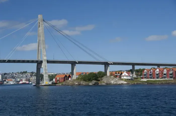 Framed Print : Norway, Stavanger. Bridge from Stavanger to outter island Framed Print : Norway, Stavanger. Bridge from Stavanger to outter island