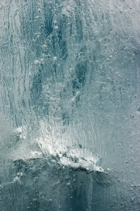 Framed Print : Norway, Svalbard, Spitsbergen Island, Detail of patterns in face of iceberg floating