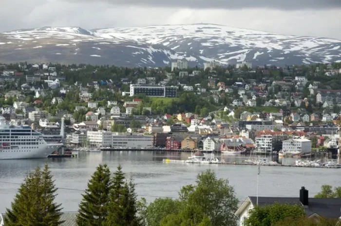 Framed Print : Norway, Tromso. Gateway to the Arctic located above the Arctic Circle Framed Print : Norway, Tromso. Gateway to the Arctic located above the Arctic Circle