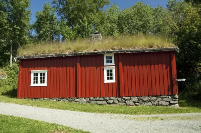 Framed Print : Norway, Trondheimsforden, Trondheim. Sverresborg Open-air museum (aka Trondheim Folk Museum)
