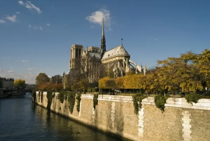 Framed Print : Notre Dame Cathedral, Paris, France