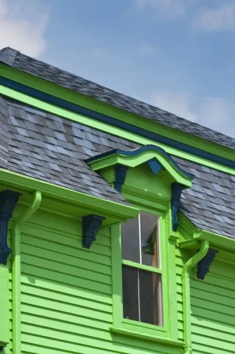 Framed Print : Nova Scotia, Canada. Lunenburg architechture