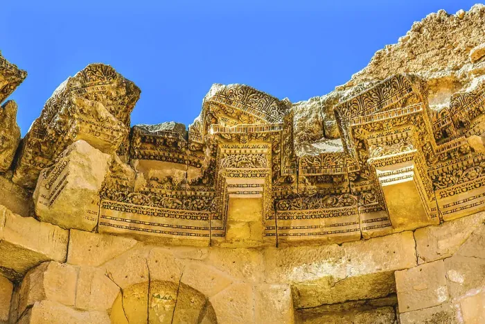 Framed Print : Nymphaeum public fountain Ancient Roman City, Jerash, Jordan. Jerash came to power 300 BC to 600 AD Framed Print : Nymphaeum public fountain Ancient Roman City, Jerash, Jordan. Jerash came to power 300 BC to 600 AD