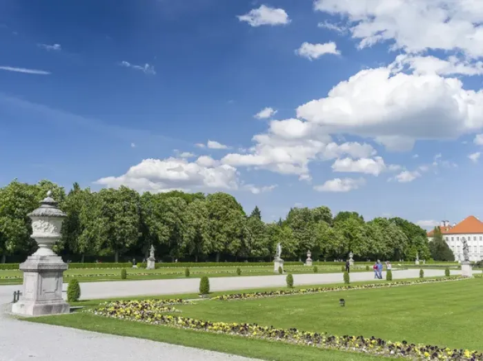 Framed Print : Nymphenburg Palace and Park in Munich. Nymphenburg Palace, with its Park, gardens Framed Print : Nymphenburg Palace and Park in Munich. Nymphenburg Palace, with its Park, gardens