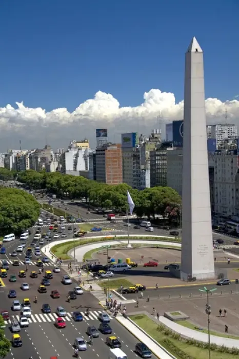 Framed Print : The Obelisk at the Plaza de la Republica in Buenos Aires, Argentina Framed Print : The Obelisk at the Plaza de la Republica in Buenos Aires, Argentina
