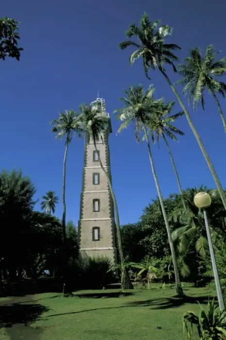 Framed Print : Oceania, French Polynesia, Tahiti. Point Venus Lighthouse Framed Print : Oceania, French Polynesia, Tahiti. Point Venus Lighthouse