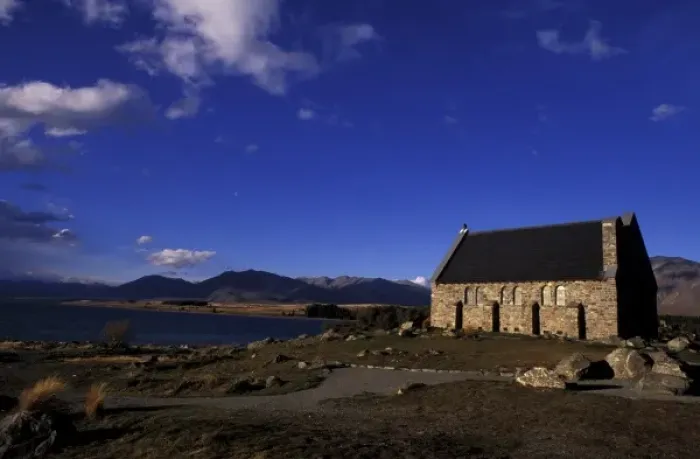 Framed Print : Oceania, New Zealand, South Island, Mckenzie, Lake Tekapo. Church of Good Shepard Framed Print : Oceania, New Zealand, South Island, Mckenzie, Lake Tekapo. Church of Good Shepard