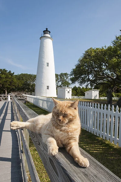 Ocracoke Island Light Station, Outer Banks, North Carolina, USA