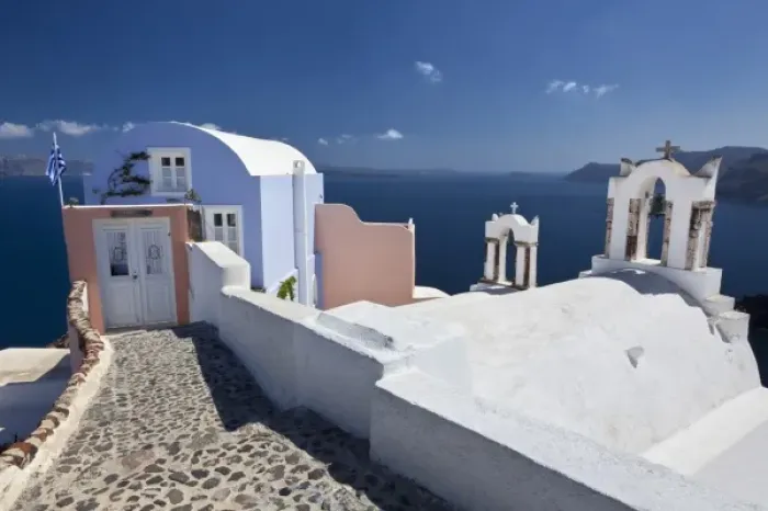 Framed Print : Oia, Santorini, Greece Framed Print : Oia, Santorini, Greece