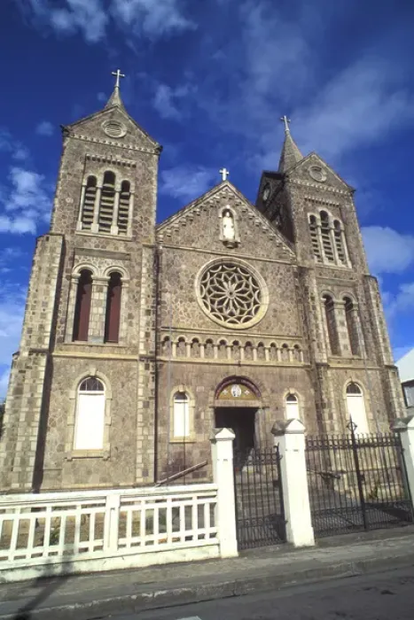 Framed Print : Old Catholic Church St Kitts Framed Print : Old Catholic Church St Kitts