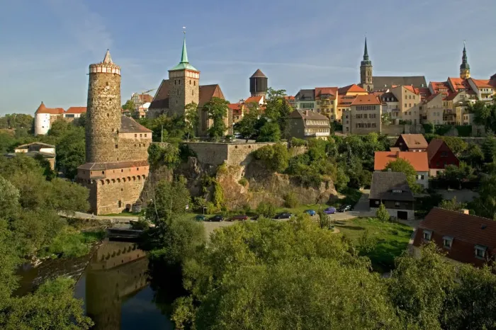 Framed Print : The old city, Bautzen, Saxony, Germany