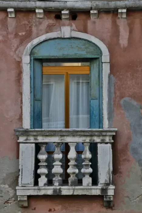 Framed Print : Old and colorful doorways and windows in Venice Italy Framed Print : Old and colorful doorways and windows in Venice Italy