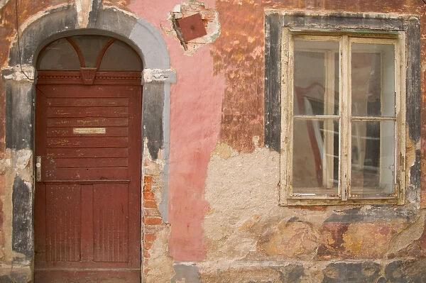old door, Czech Republic, Ceske Budejovice