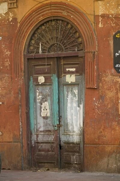Old Doorway near the Market in Luxor, Egypt
