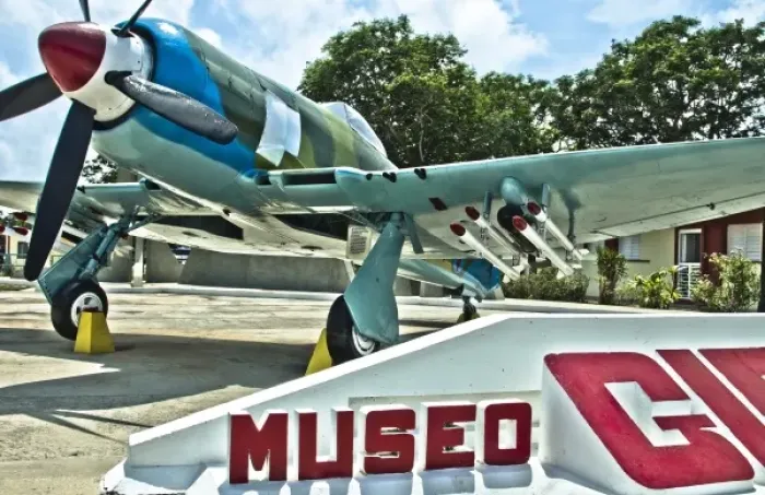 Framed Print : Old plane from Cuban victory in Bay of Pigs war in Playa Giron Cuba Framed Print : Old plane from Cuban victory in Bay of Pigs war in Playa Giron Cuba