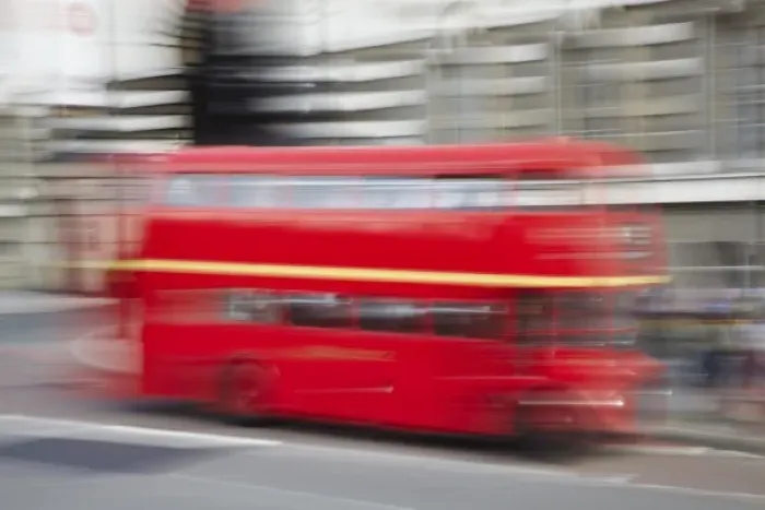 Framed Print : Old Routemaster double-decker bus (1963), London, England, United Kingdom Framed Print : Old Routemaster double-decker bus (1963), London, England, United Kingdom